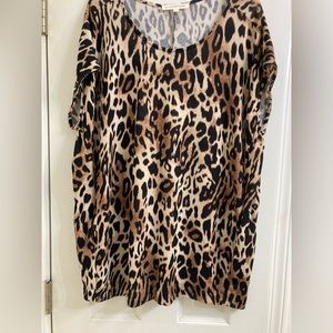 By Together - Women’s Animal Print Top. Size S